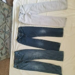 3 pairs of boys jeans